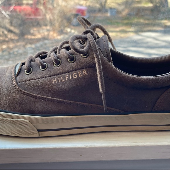 Tommy Hilfiger Brown Boat Shoes - Picture 9 of 9